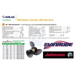 Śruba alu Johnson Evinrude E-Tec OMC Cobra 90~300HP 3x14.2x23