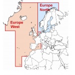 Mapa Lowrance NauticPath Europa West karta SD 