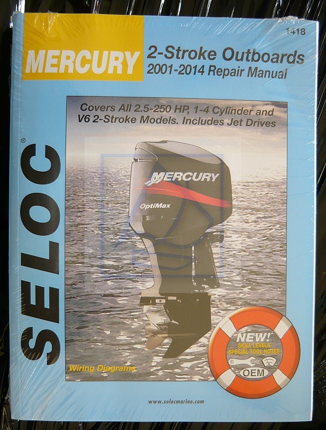 Mercury 2-suw 2,5-250HP 2001-2014 instrukcja SELOC 18-01418