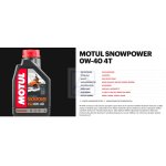 Olej silnikowy syntetyk Motul 0W-40 4L zimowy Snowpower