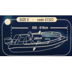 Pokrowiec na łódź 550~610 x 265cm
